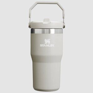 STANLEY IceFlow Stainless Steel Tumbler with Straw, 20 oz in Ash Grey, NWT